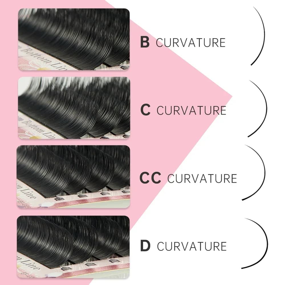 Płaskie rzęsy z rozdwajającymi się końcówkami Ellipse Flat Split Tip 6-19 mm 0,15-0,2 mm