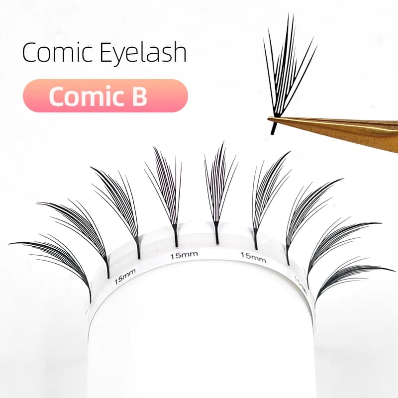 Rzęsy pojedyncze Feather Shape Spire Brazilian Volume