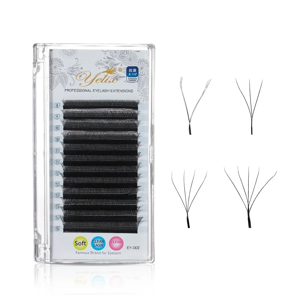 Gotowe wachlarze rzęs W Shape Bloom 2D-5D