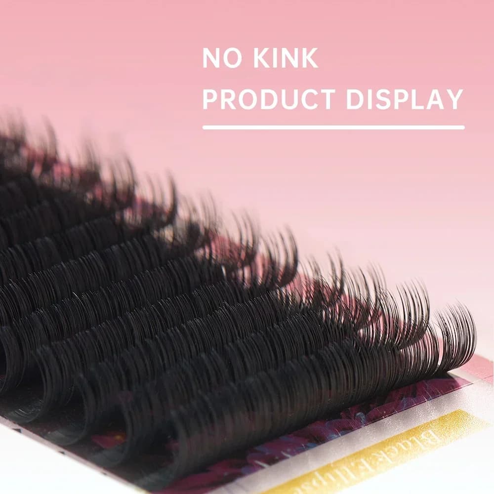 Płaskie rzęsy z rozdwajającymi się końcówkami Ellipse Flat Split Tip 6-19 mm 0,15-0,2 mm