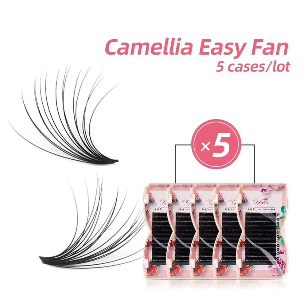 Przedłużane rzęsy Mega Volume z wentylatorem Easy Fan Auto Bloom