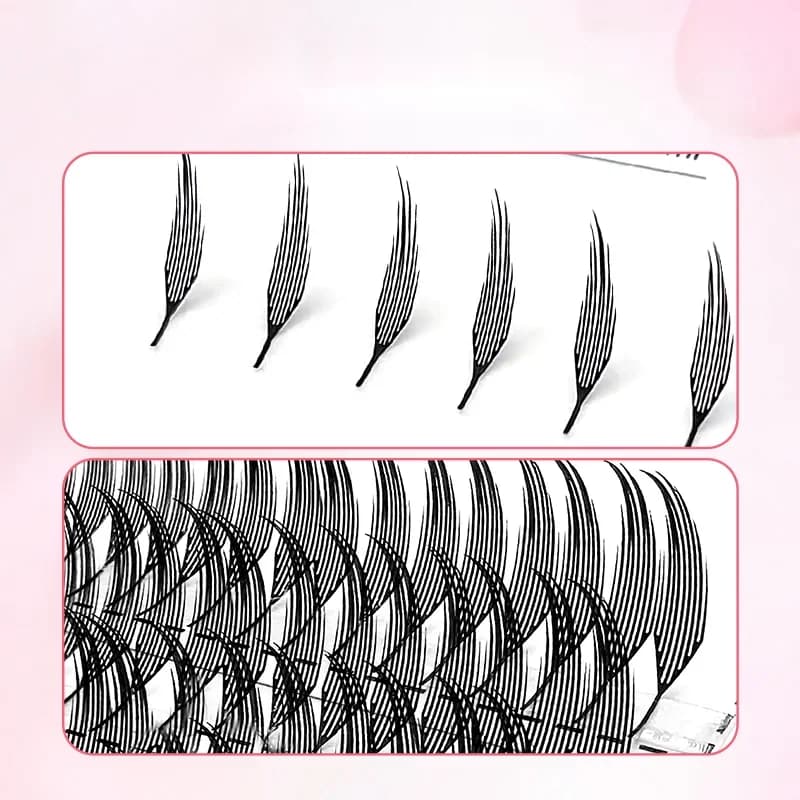 Rzęsy pojedyncze Feather Shape Spire Brazilian Volume