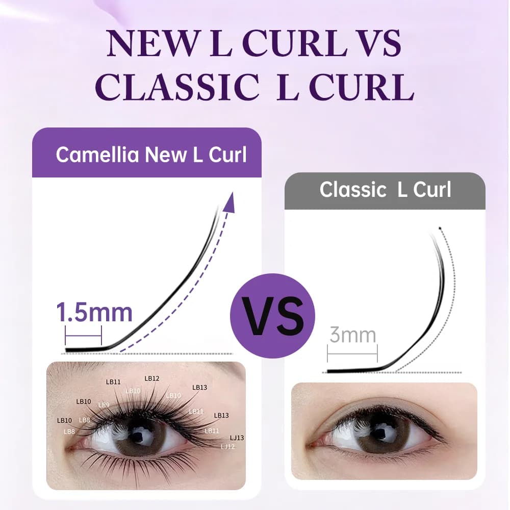 Rzęsy objętościowe Camellia Soft Natural