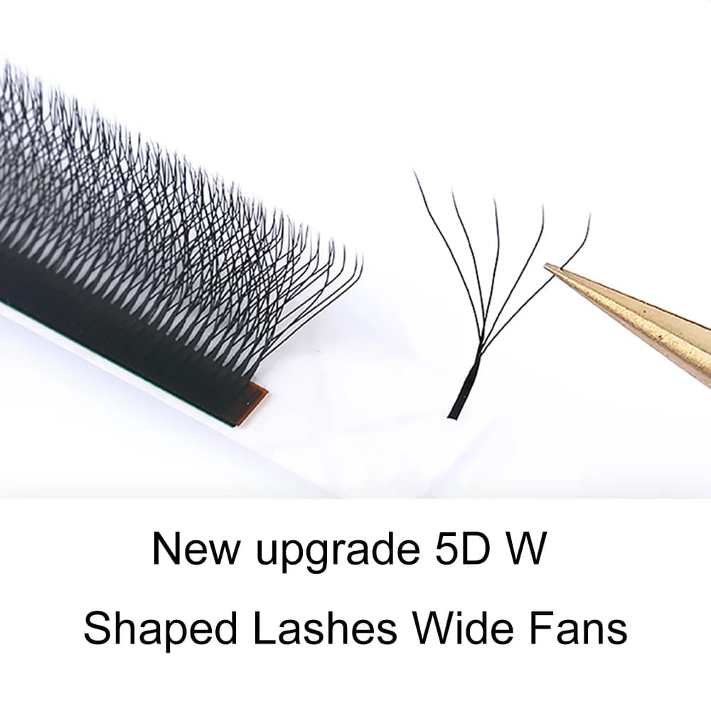 Gotowe wachlarze 5D W Shape z automatycznym rozkwitem