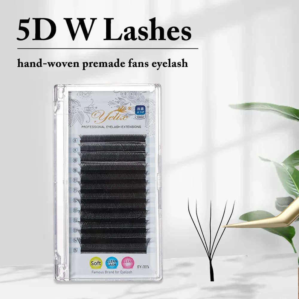 Gotowe wachlarze 5D W Shape z automatycznym rozkwitem