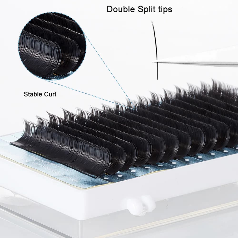 Płaskie owalne rzęsy Air Flat D+ Curl